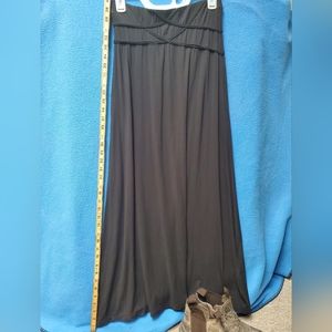 Max Studio, long skirt, black, size small